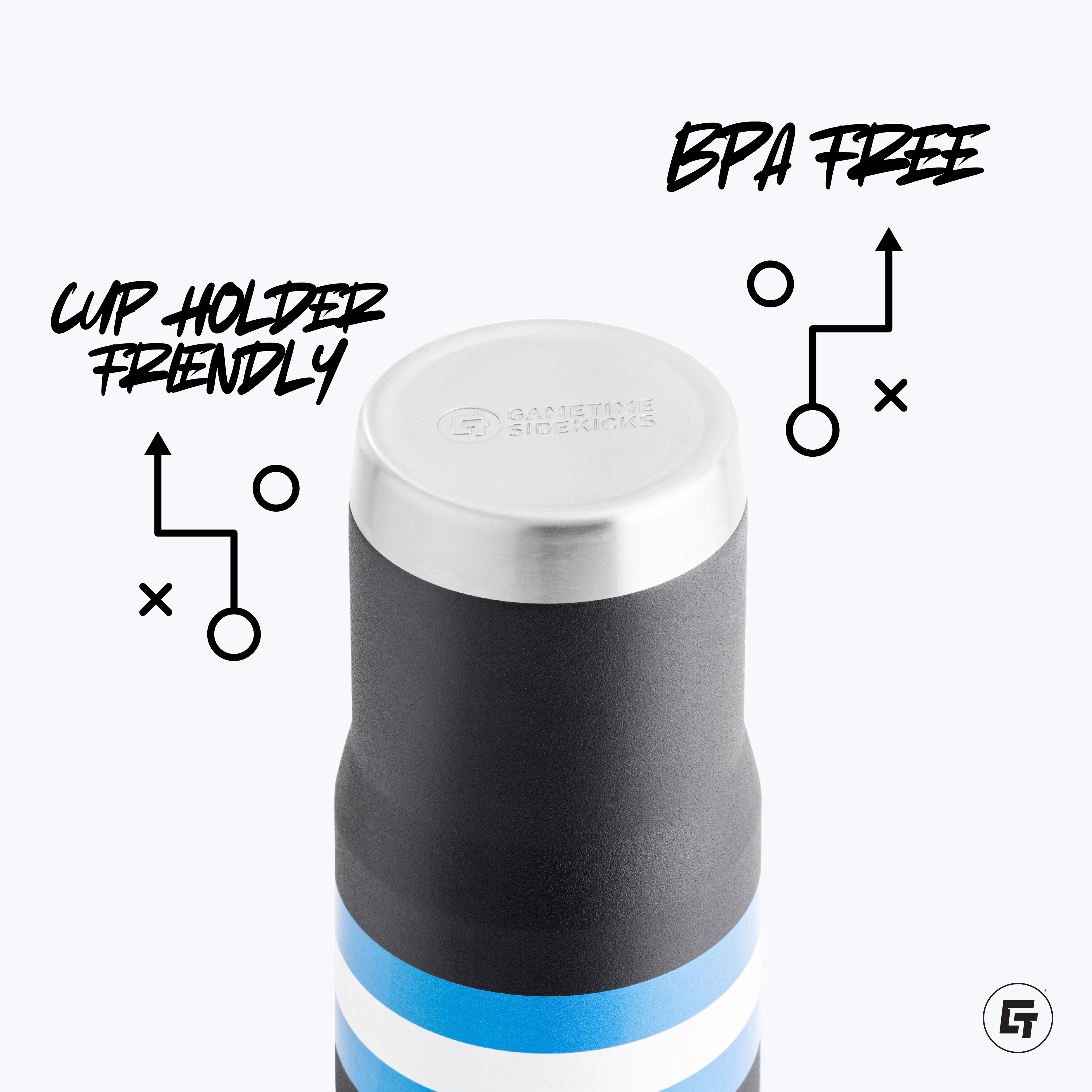 Texas Bully Baggers  - 20oz Black Tumbler