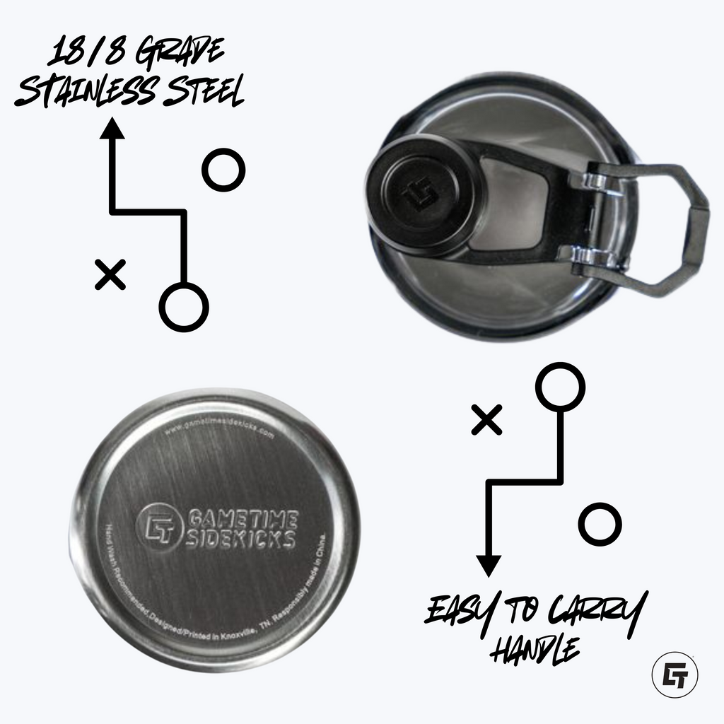 Texas Bully Baggers - White Shaker Bottle