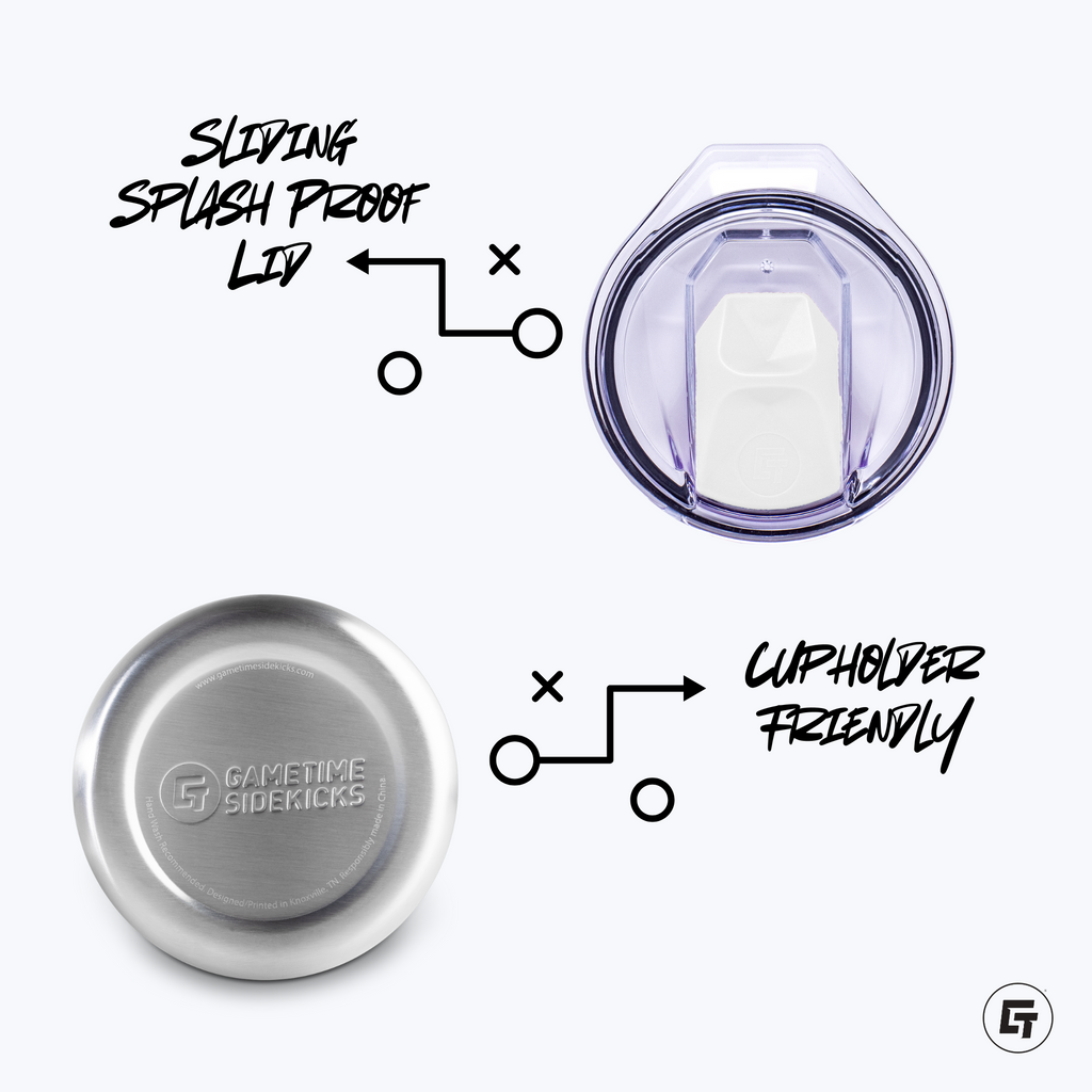 Texas Bully Baggers - 12oz Navy Stemless Tumbler