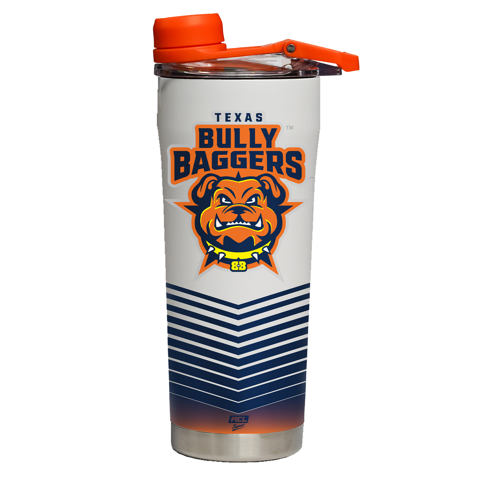 Texas Bully Baggers - White Shaker Bottle
