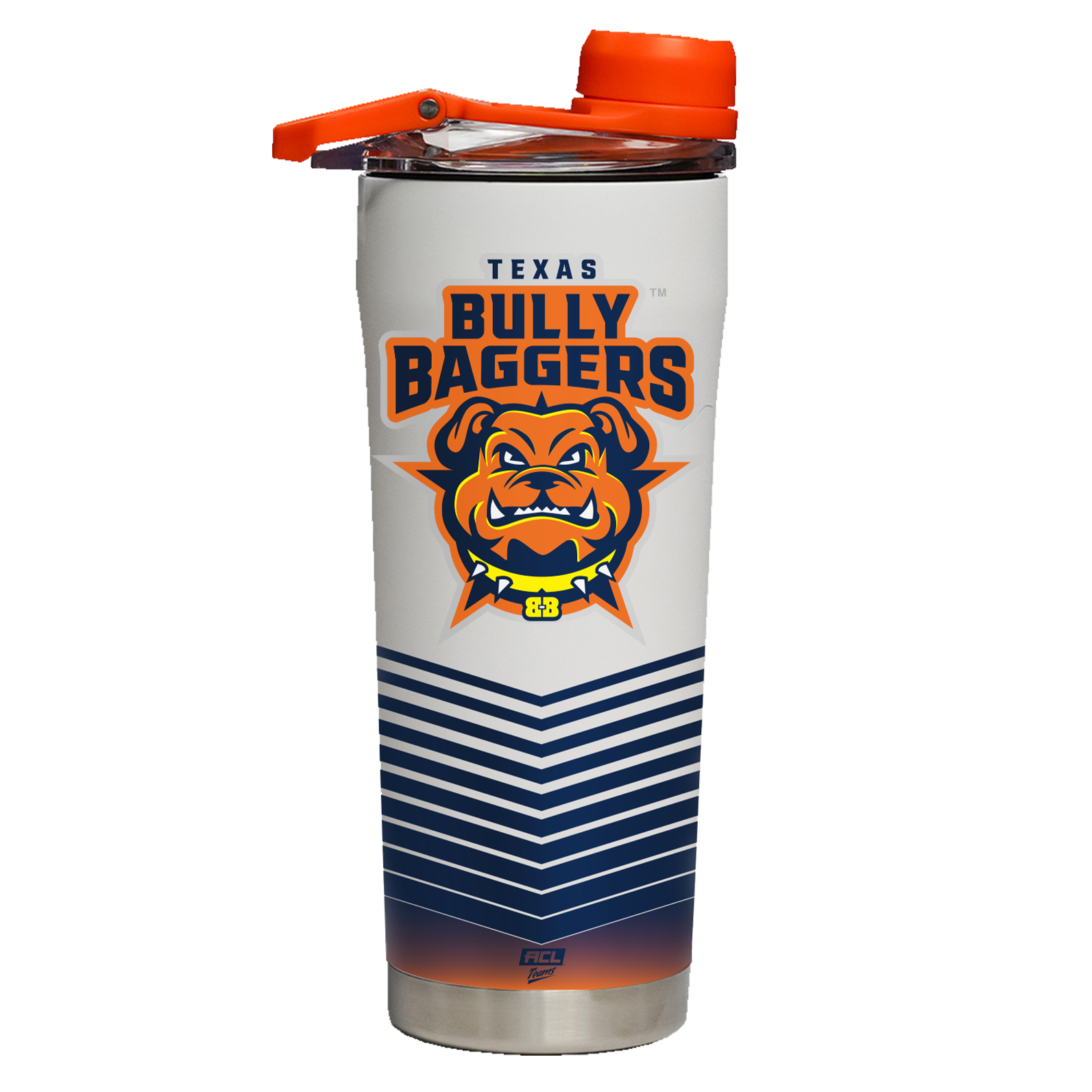 Texas Bully Baggers - White Shaker Bottle