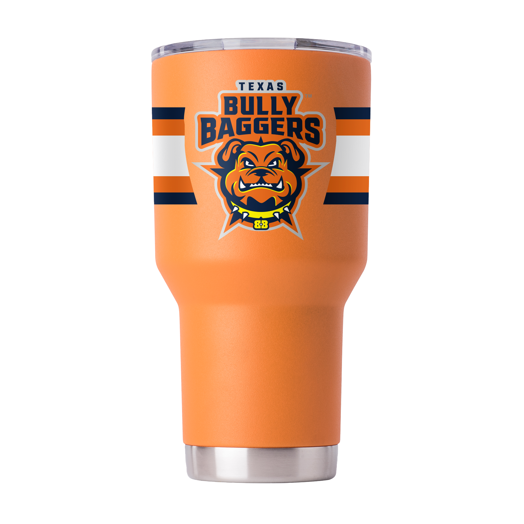 Texas Bully Baggers - 30oz Orange Tumbler