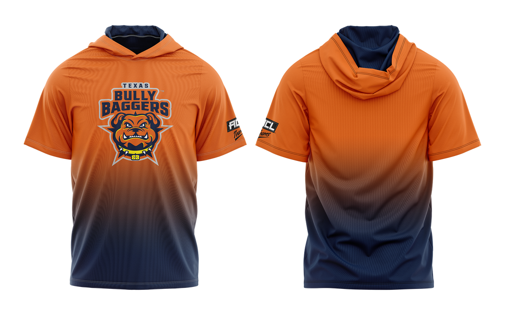 AUTHENTIC ACL PRO BULLY BAGGERS "FAN GEAR" 2026- SHORT SLEEVE HOODIE