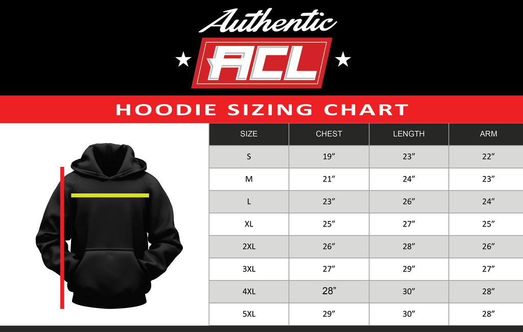 AUTHENTIC ACL PRO BULLY BAGGERS "FAN GEAR" 2026- HOODIE