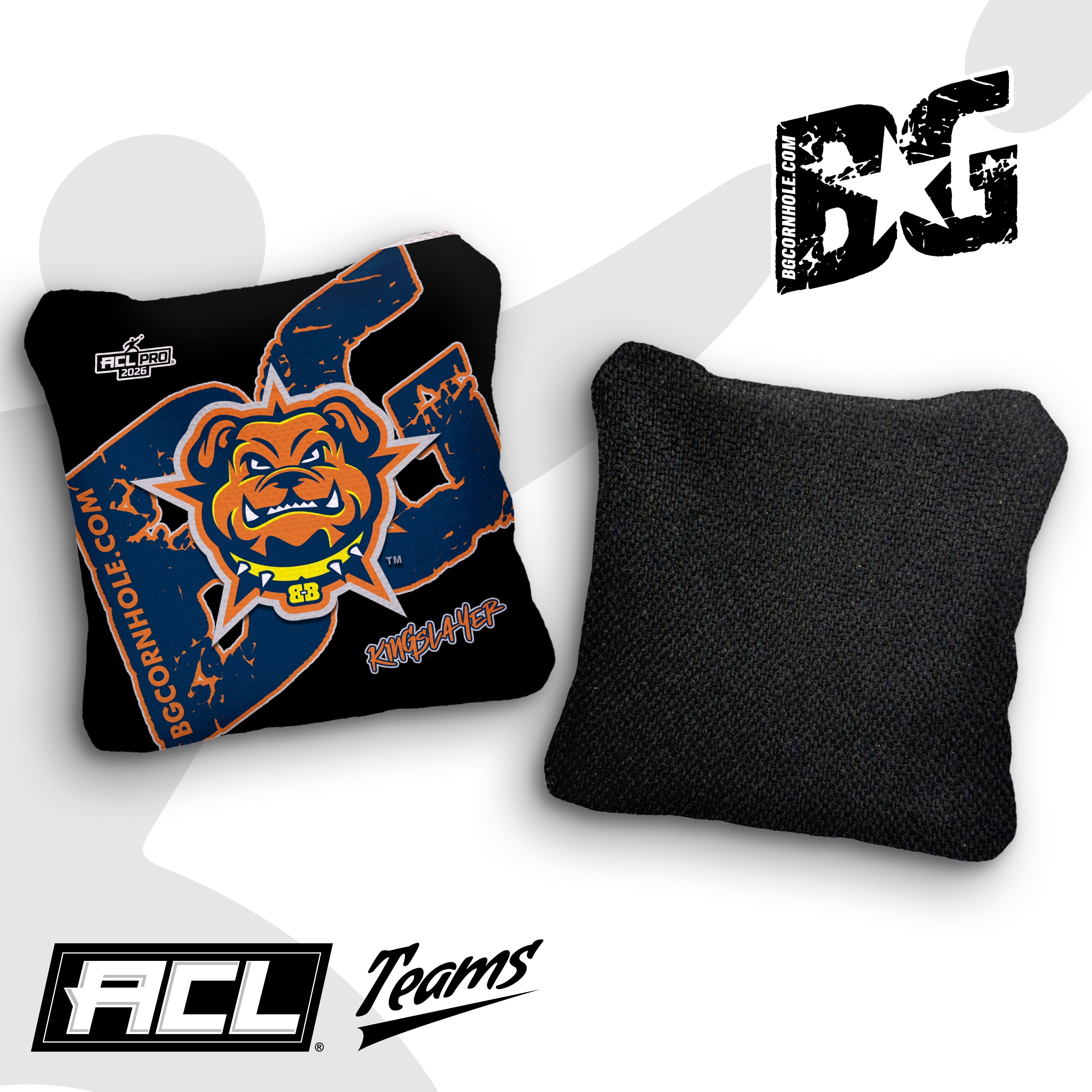 2026 BG Multiple Bag Models "Texas Bully Baggers" - ACL Pro Stamped Cornhole Bags - SET OF 4 BAGS