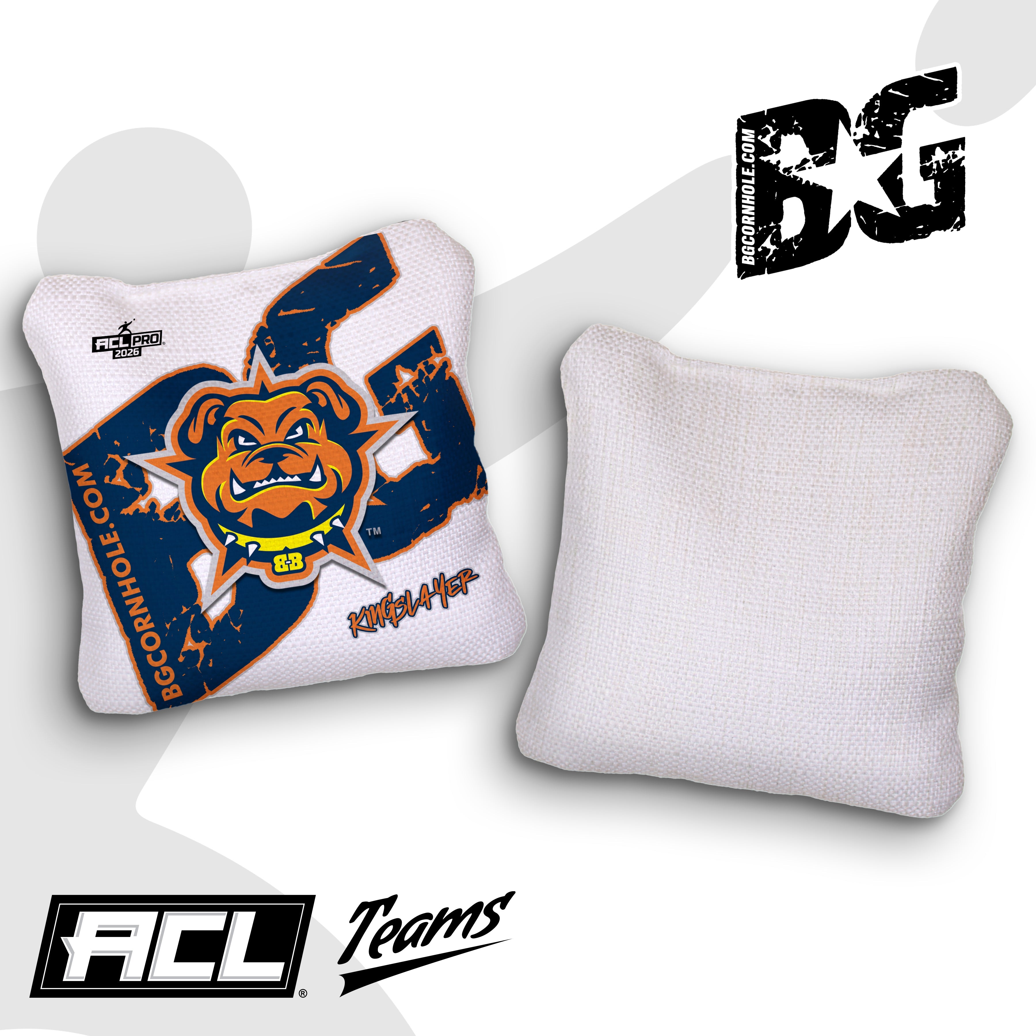 2026 BG Multiple Bag Models "Texas Bully Baggers" - ACL Pro Stamped Cornhole Bags - SET OF 4 BAGS