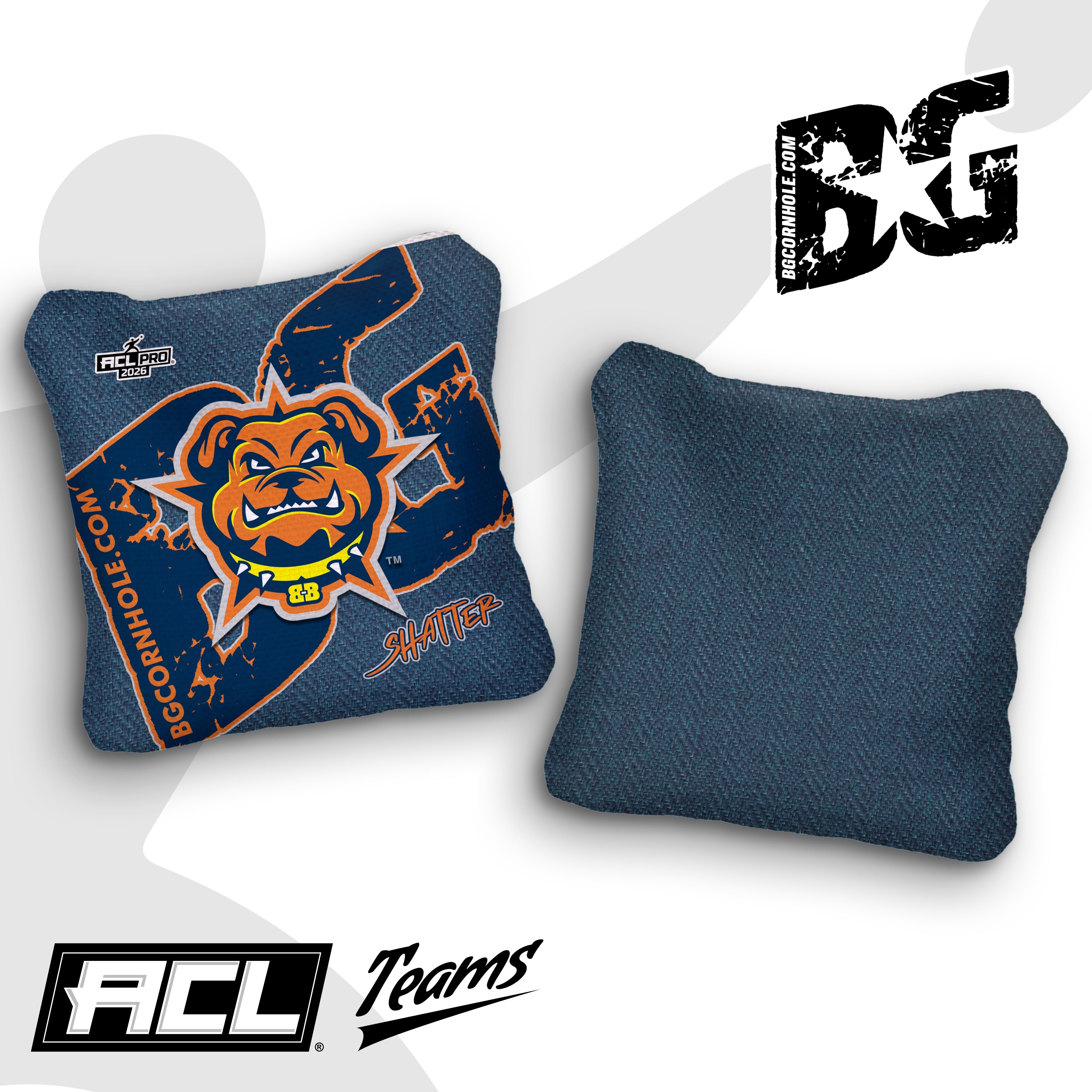 2026 BG Multiple Bag Models "Texas Bully Baggers" - ACL Pro Stamped Cornhole Bags - SET OF 4 BAGS